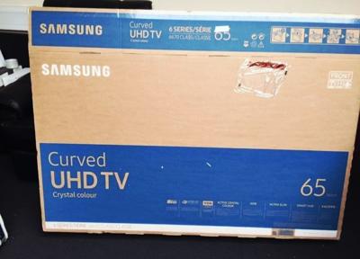 SAMSUNG 65" CURVED UHD 4K SMART TV