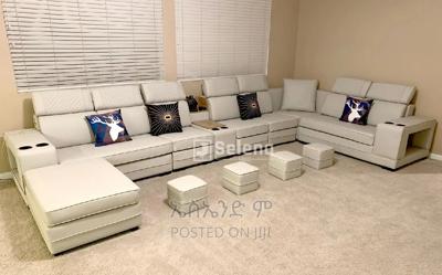 U Shaped Sofa Full Leather