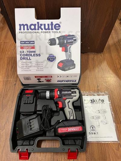 ማኩቴ (Makute) 20V MAX ፕሮፌሽናል የባትሪ ድሪል -
