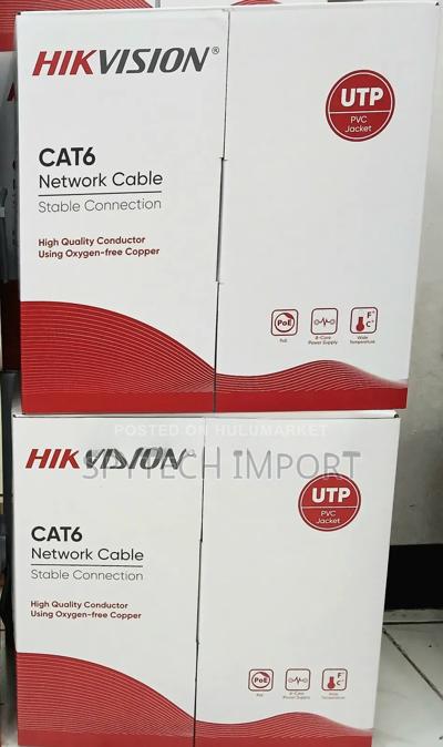 Hikvision Cat 6 Cable Full Copper