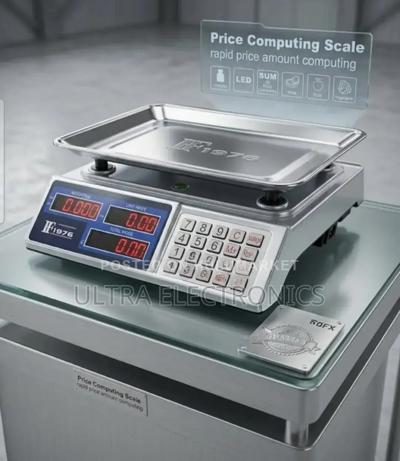 Ff1976 Price Computing Scale Featuring A Stainless Steel Platter