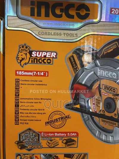 Ingco Circural Saw Rechargeable 20v
