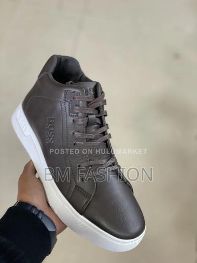 Hugo Boss Low-Top: Earthy Chocolate Brown