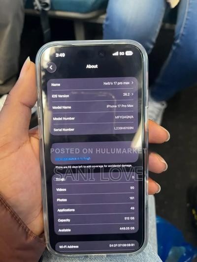 Apple iPhone 17 Pro Max 512 GB White