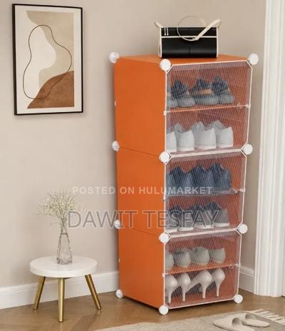 Storage Wardrobe (Metal + Plastic )