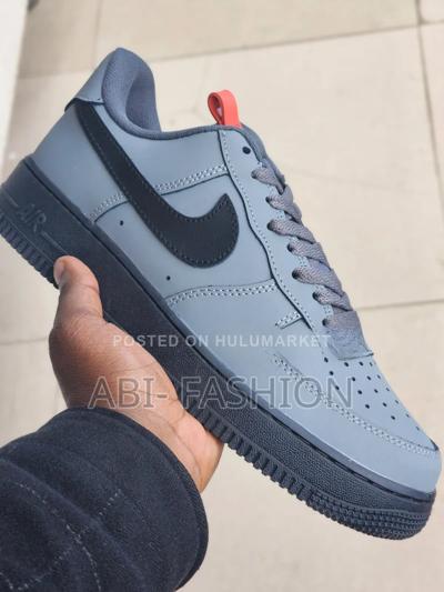 Nike Air Force 1 Low Sneakers in a Grey "Anthracite