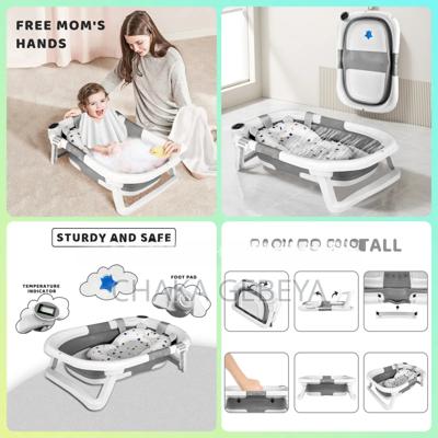 Foldable Baby Bathtub – Space Saving,Comfortable for Newborns Toddlers