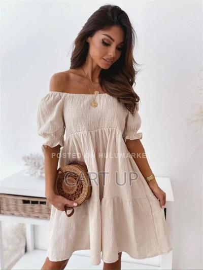 Off Shoulder Ruffle Dress