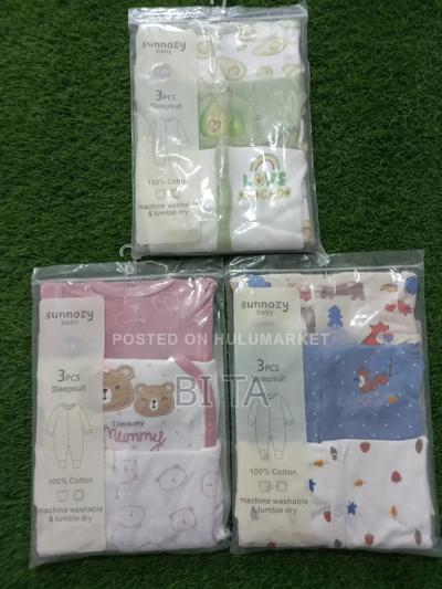 3pc Babies Sleepsuit