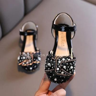 Girl Pearl Decor Princess Sandals