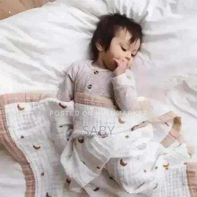 4-Layer Cotton Muslin Baby Blanket