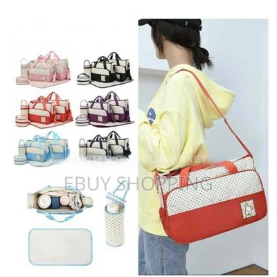 5 Function Mommy Bag Set: Baby Tote, Mummy Handbag, Changing Mat,