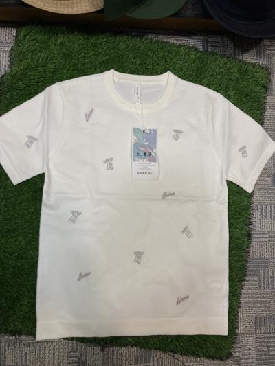 E BEN SE Bear-Pattern Knit Tee: