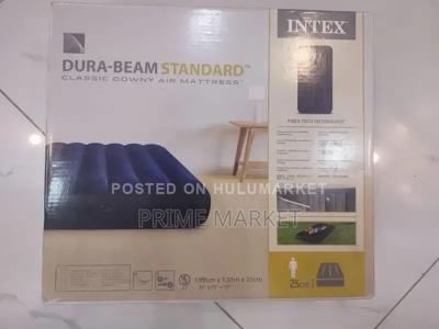 Intex Air Bed (Full/Double)–137×191×25 Cm |Spacious for 1–2 Peoples