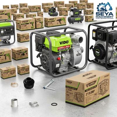 Vido gasoline water pump 3" inch
