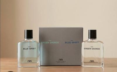 Zara man Green savage and Blue spirit 2 in 1 set Perfume (2x100ml)