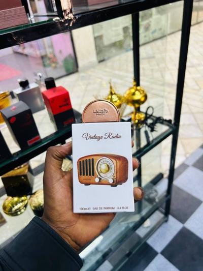 Vintage radio Lattafa perfume