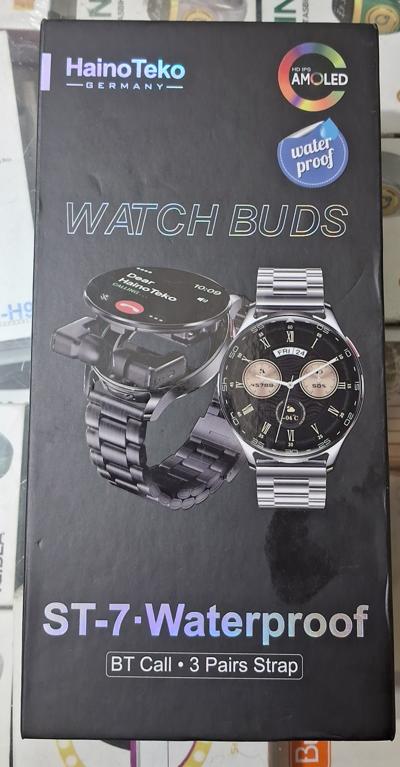 🔥 HainoTeko ST-7 Watch Buds – Smartwatch + Wireless Earbuds 🔥