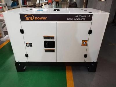 Diesel silent air cooled generator 10kw am power