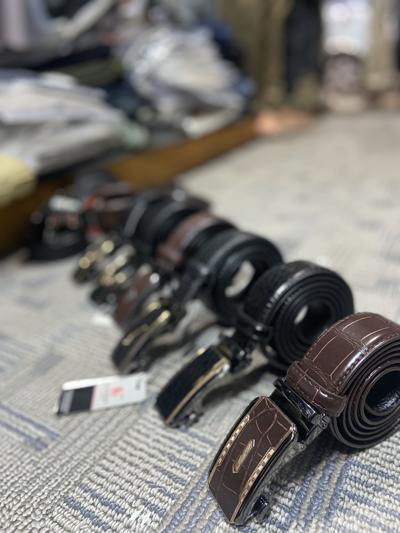Kalewensen Automatic Leather Belts: