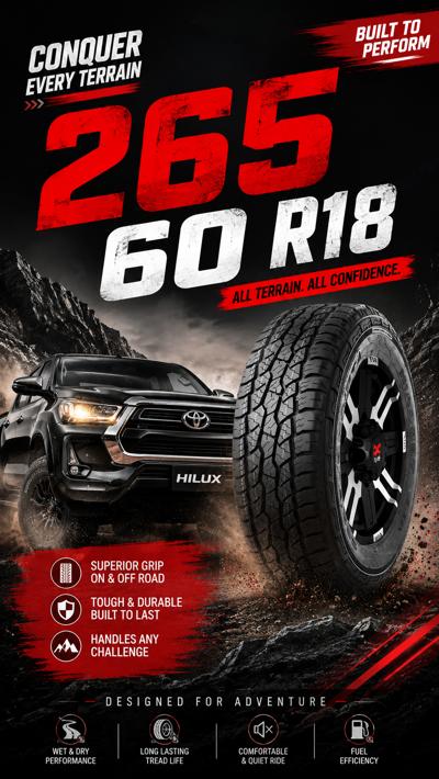 265 60 r18 triangle for Toyota invencebel and revolution cars tyre
