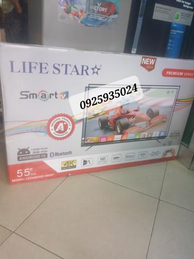 Life star tv 55inchi 4k smart android tv