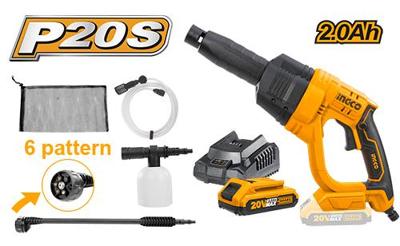 Ingco cordless  high pressure washer 20v