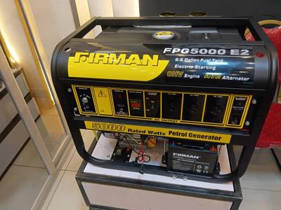 Firman gasoline generator 5kw