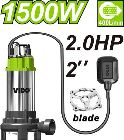 Vido sewage submersible (የቆሻሻ ውሀ)water pump