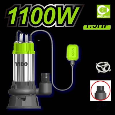 Vido sewage submersibe(የቆሻሻ) water pump 1.5hp