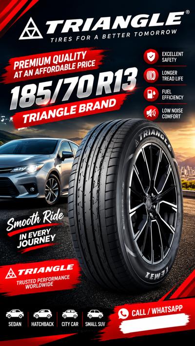 185 70 r13 vitz Toyota dx and other cars tyre