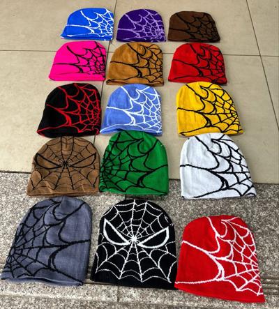 Y2K Spider-Man Spider-Web Knit Beanies (14 Colors)