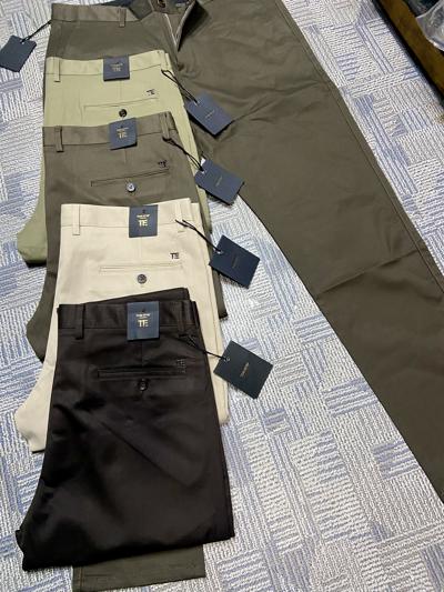 Premium Tom Strip Men’s Khaki Trousers – Limited Stock Left!