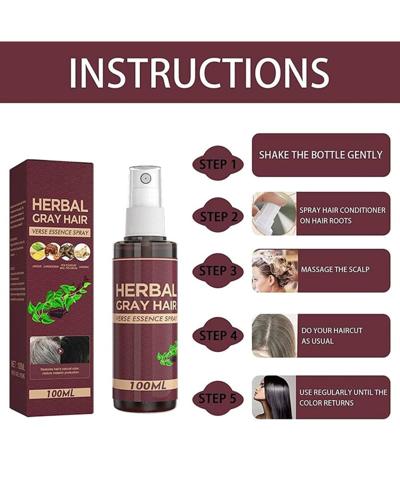 Herbal hair spray
