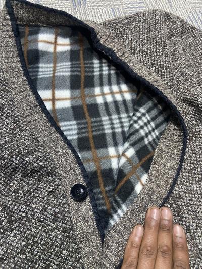 Premium Men's Fleece-Lined Winter Knit Cardigan