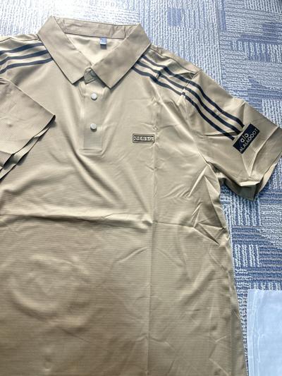 Brand New Men's Sporty Polo Shirt – Beige/Khaki