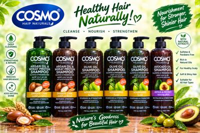 Cosmo shampoo and conditioner